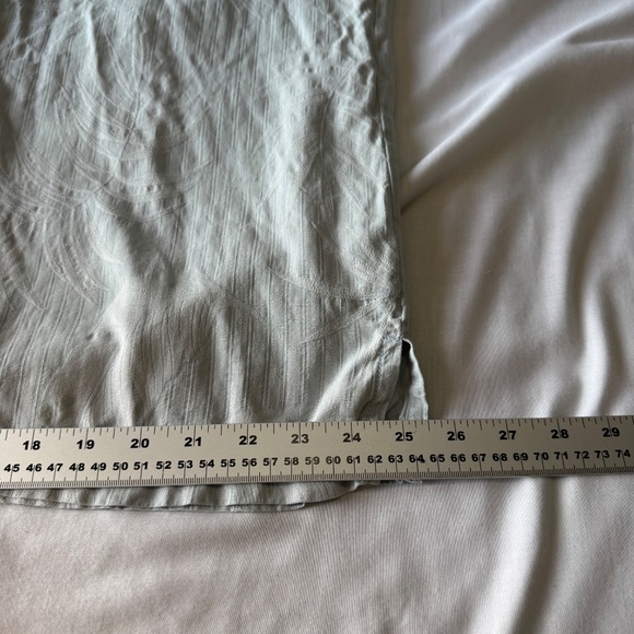 Tommy Bahama Mens 100% Silk Tropical Hawaiian Jacquard Shirt Blue‎ Size XLT Dad - Picture 15 of 16